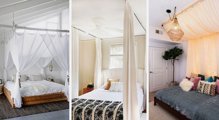 10 baldacchini fai-da-te da sogno ideali per arredare con eleganza la camera da letto