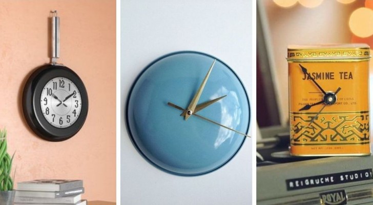 Orologi fai-da-te: 10 trovate super-originali per realizzarli con oggetti riciclati e materiali di scarto