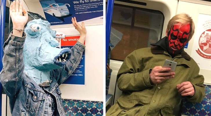 17 foto di persone sorprese sui mezzi pubblici nelle situazioni più bizzarre