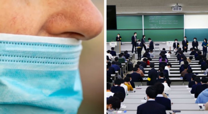 Ein angehender Student weigert sich, seine Maske bei einer Prüfung richtig zu tragen: Er wird der Universität verwiesen