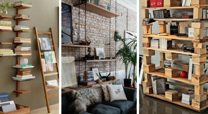 10 onweerstaanbare ideeën om op een creatieve manier met boekenkasten en planken in te richten