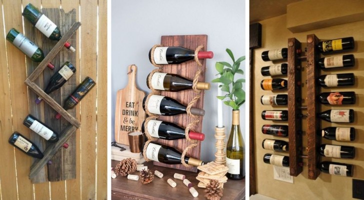 9 idee super-creative per realizzare mobili porta-bottiglie fai-da-te dove esporre i vostri vini preferiti
