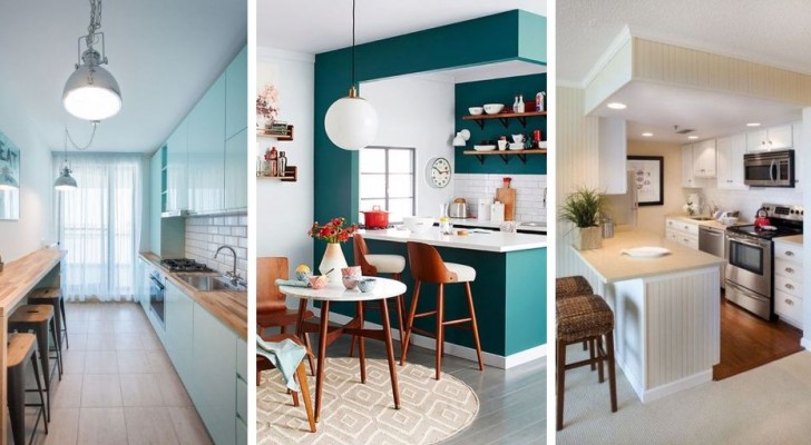 8 inspirations de grand effet pour meubler une petite cuisine