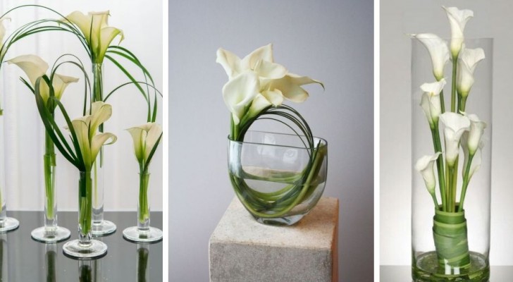10 prachtige tafelstukken met elegante calla lelies
