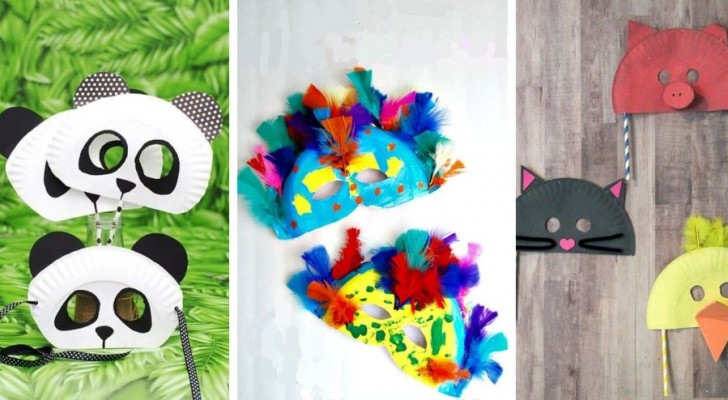 9 coloratissimi lavoretti di Carnevale da realizzare con i piatti di carta