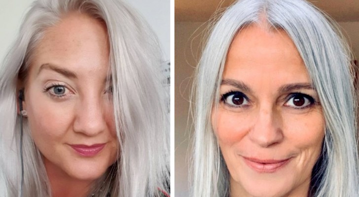 17 donne che hanno deciso di abbandonare la tinta e di sfoggiare i capelli bianchi