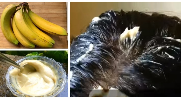 Come preparare con le nostre mani una maschera nutriente alla banana, per capelli morbidi e lucenti
