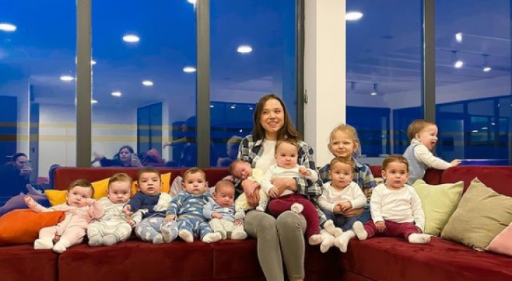 At 23 she already has 11 children but she doesn't want to stop: she hopes to have more in the future