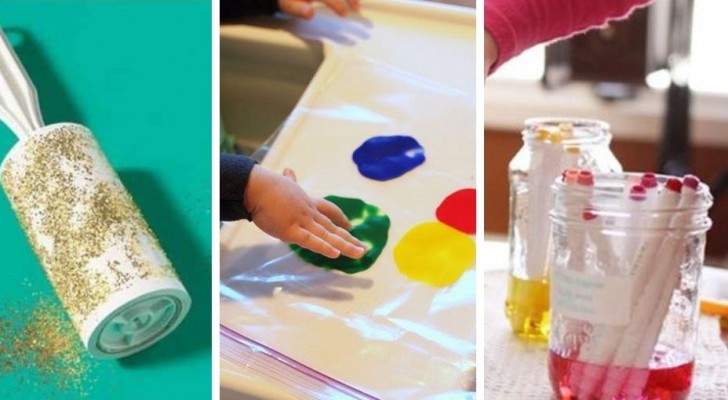 Divertiamoci con vernici e colori senza sporcare troppo: 7 lavoretti per i bimbi che fanno al caso nostro