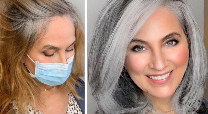 Cheveux gris : 15 femmes qui ont renoncé à la coloration et ont préféré montrer leur couleur naturelle