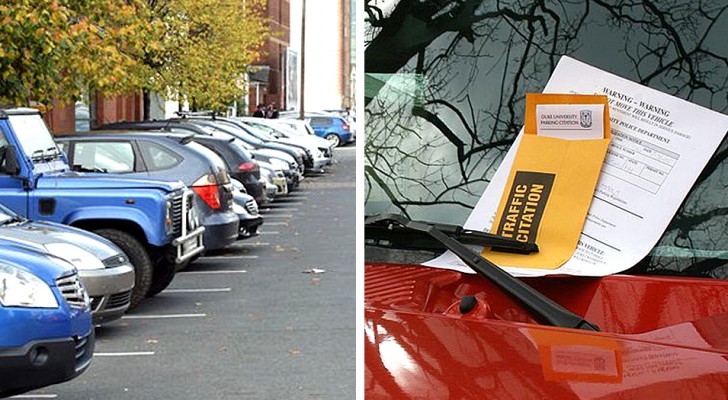 Een auto bezet dagenlang het voor hem gereserveerde parkeerterrein: hij vindt een manier om hem 18 hoge boetes te laten geven 