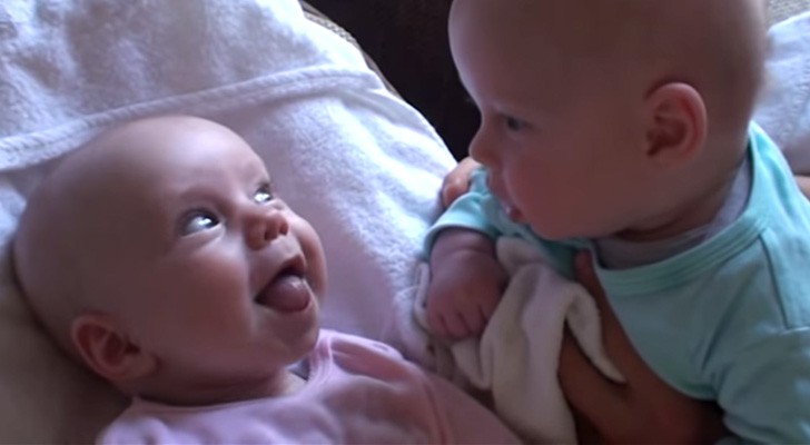 These twins share the cutest chat you'll ever listen to ! 