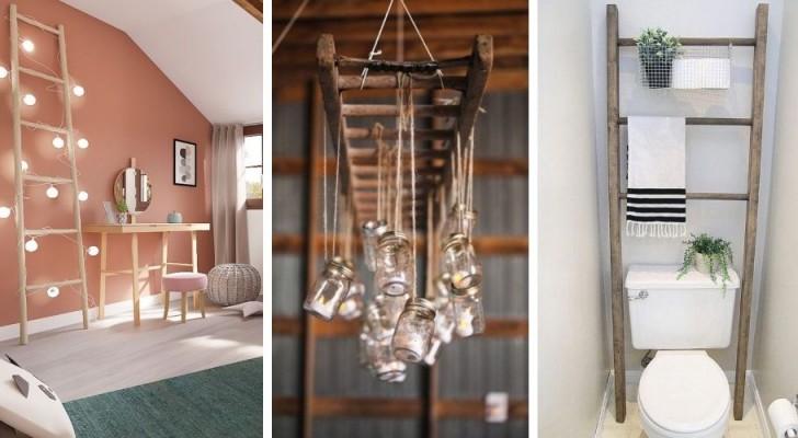 Decoreer je huis met houten ladders: 11 verbazingwekkende en trendy ideeën