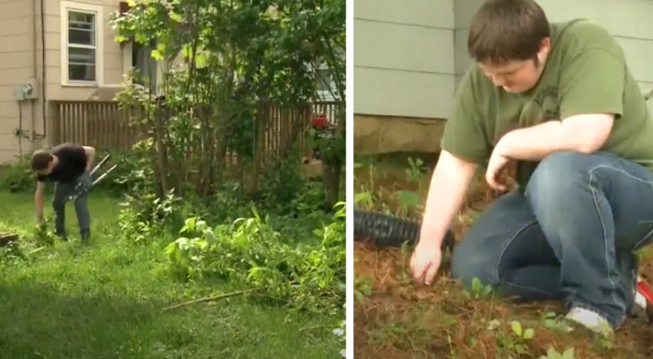 Questa scuola permette agli studenti di scegliere attività di giardinaggio per aiutare anziani e disabili