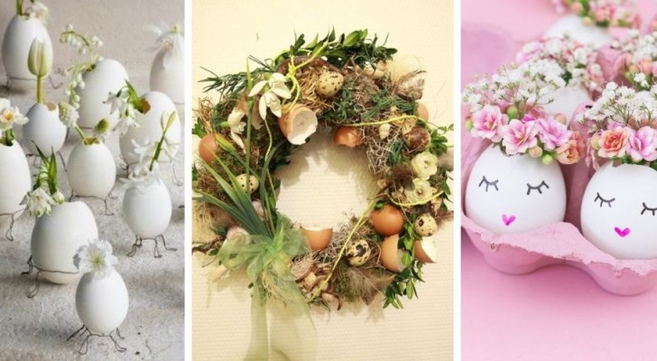 Addobbi di Pasqua: crea fantastiche decorazioni riciclando i gusci delle uova