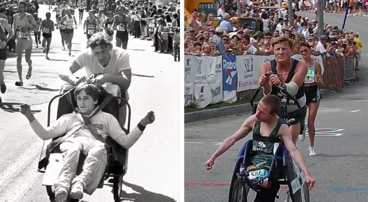 En 40 años corrió junto a su hijo discapacitado más de 1000 maratones: quería hacerlo feliz