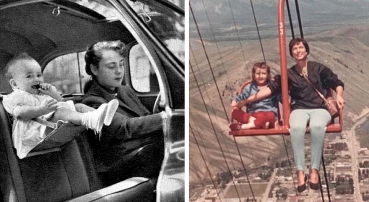 Unknowing parents: 17 photos from the past show us how dangerous some "customs" of the time were