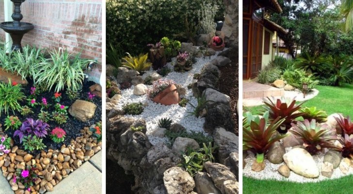 Blaas je tuin nieuw leven in met planten en stenen: ontdek hoe je prachtige kleurrijke bloemperken kunt creëren