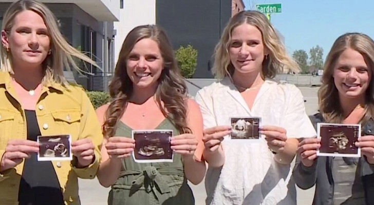 Quatro irmãs ficam grávidas ao mesmo tempo e darão à luz a seus filhos com pouquíssimos meses de diferença