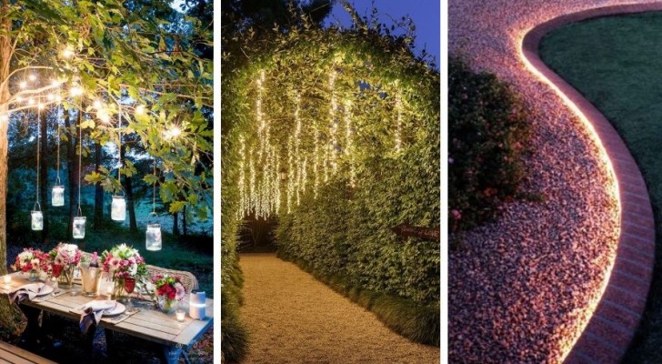 Do-it-yourself-Lichter im Garten: Mit diesen schönen Installationen verzaubern Sie Ihre Grünfläche