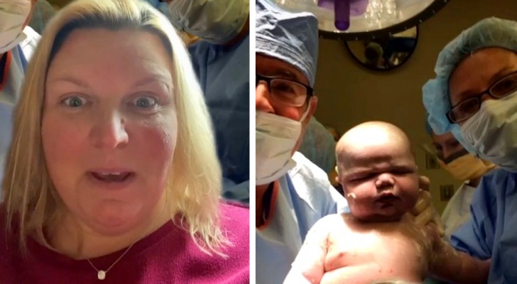 "¡Mi hijo cuando nació ya tenía 6 meses!": Mamá da a luz a un bebé tres veces más grande que lo normal