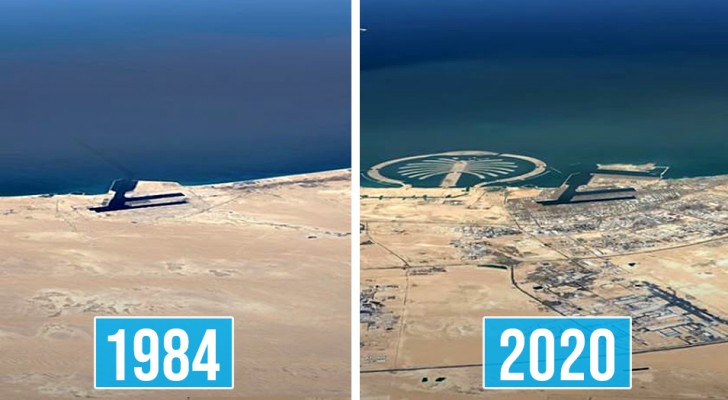 Wie sehr hat sich die Erde in den letzten 36 Jahren verändert? Google Earth zeigt es uns mit seinen Zeitrafferaufnahmen