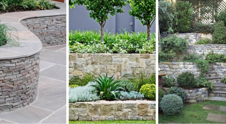 Muri in pietra: scopri 11 idee piene di fascino per decorare il giardino