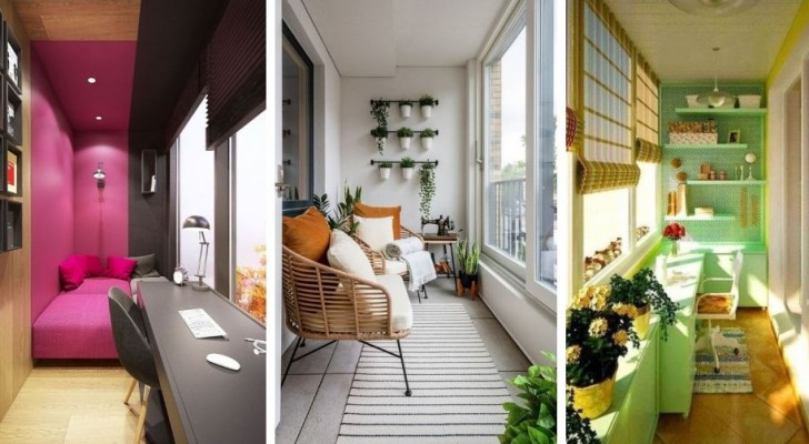Trasforma un balcone a veranda in una fantastica stanza extra con queste 15 idee d'arredo
