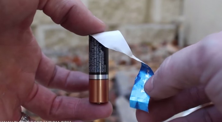 What you can do with a battery and a gum wrapper is just CRAZY!