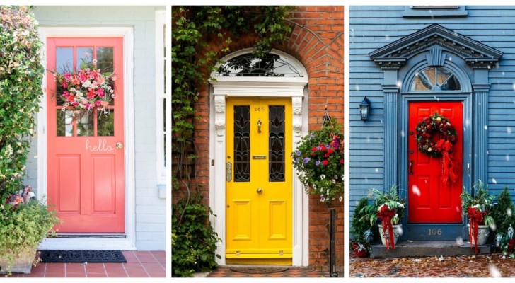 Ravviva l'ingresso di casa con porte dai colori vivaci e decisi: le idee giuste