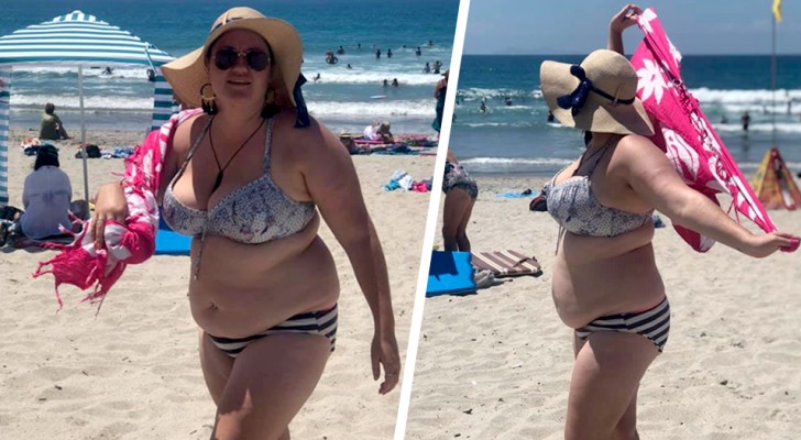 They made fun of her on the beach because she is overweight: "I was ashamed of wearing a bikini"