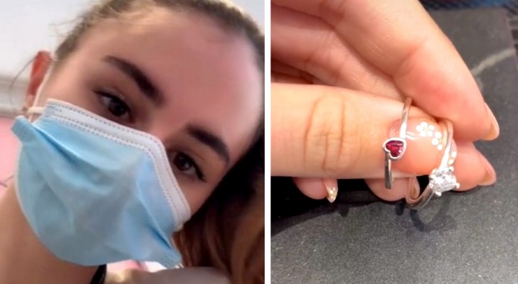 En kvinna som arbetar på en smyckesbutik avslöjar en otrogen kille och varnar tjejen: Han köpte 2 ringar, varav en var till älskarinnan