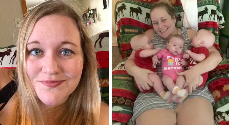 Mujer da a luz tres gemelos idénticos en el arco de 5 días: un récord mundial