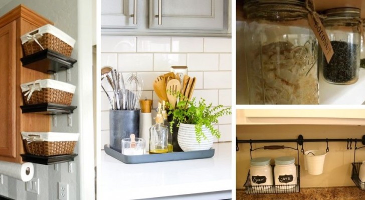 Räumen Sie Ihre Küchenregale auf und schaffen Sie Platz mit bequemen und praktischen Lösungen