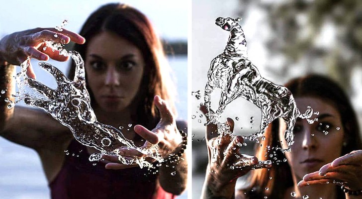 Ce photographe crée des sculptures aquatiques spectaculaires qui semblent prendre vie entre ses mains