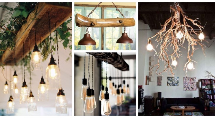 Lampadari di legno: arreda la casa in modo rustico ma moderno con queste idee