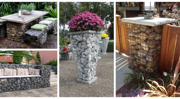 Dekorieren Sie Ihren Garten mit Steingabionen: die perfekten Strukturen, um mit Geschmack und Zweckmäßigkeit zu dekorieren