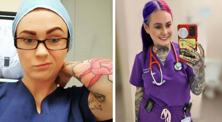 Questa dottoressa ha la maggior parte del corpo tatuato e ogni giorno si batte contro i pregiudizi della gente