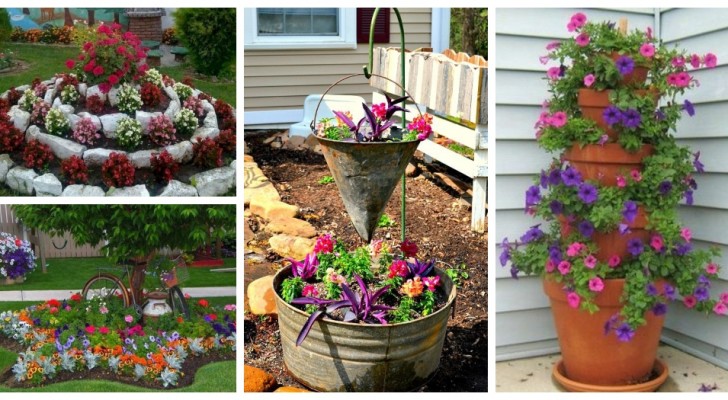 Liva upp trädgården med rabatter, planteringar och fantastiska DIY-dekorationer