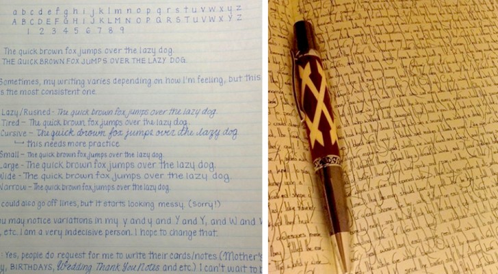 20 esempi di calligrafia così perfetti che facciamo fatica a pensare siano realizzati dalla mano di un uomo
