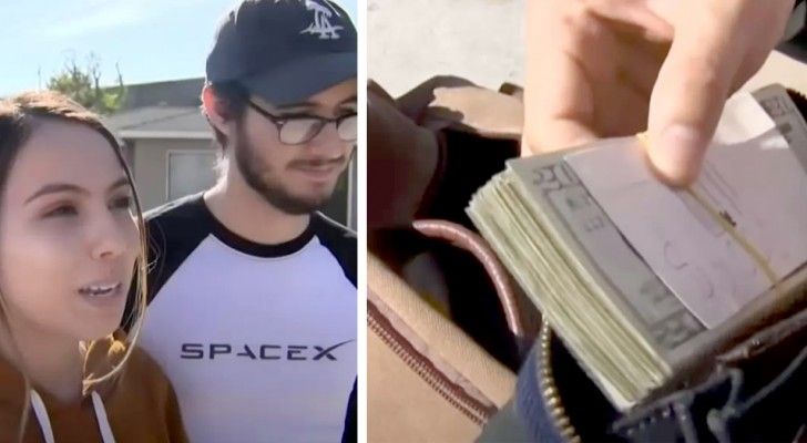 They find $5,000 inside a diaper bag: the couple return it to the rightful owners