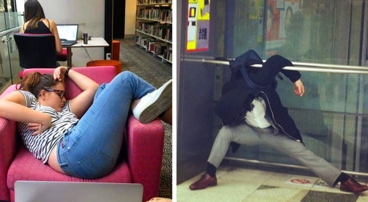 17 people who accidentally fell asleep in the most absurd moments and places
