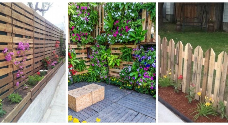 Trädgårdsstaket: bygg dem med pallar och gör dina utomhusytor unika