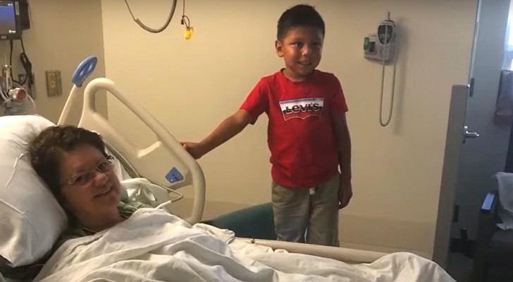 A 6-year-old boy saves his teacher's life during a lesson