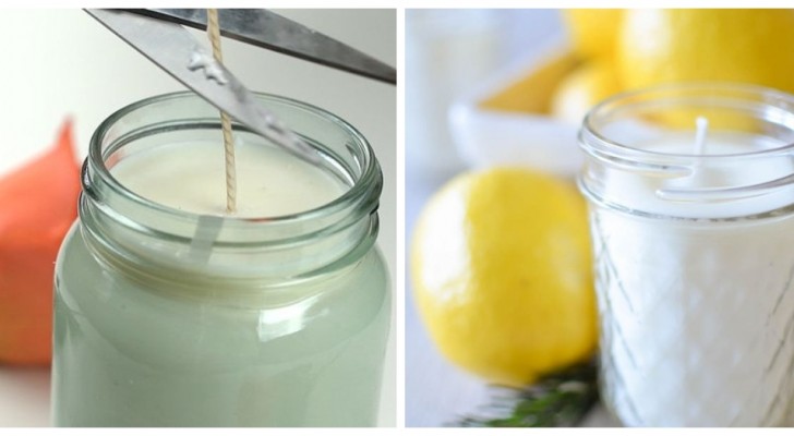 Diffondi un aroma piacevole in tutta la casa con una candela al profumo di limone fatta a mano