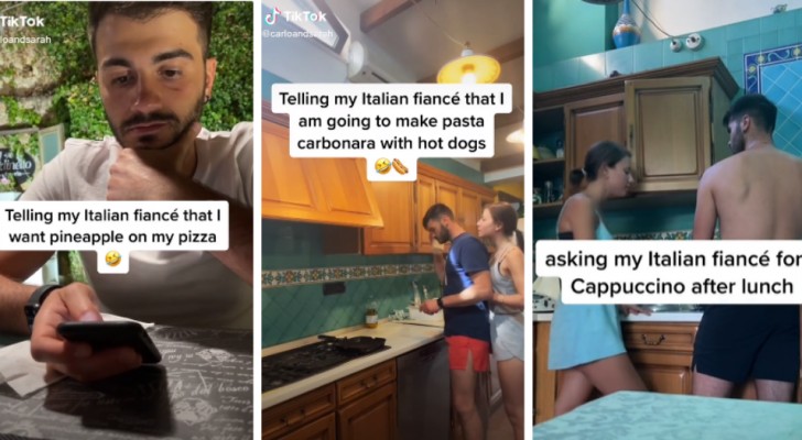 Ragazza americana prende in giro il fidanzato italiano infrangendo le sue usanze: lui reagisce in modo esilarante