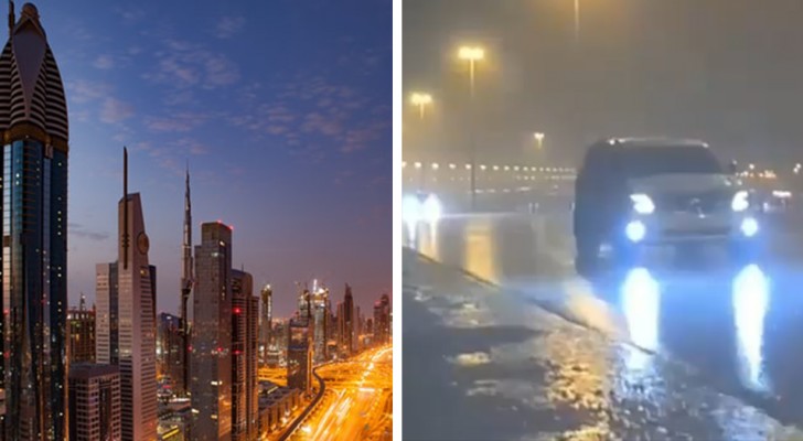 Dubai "creëert" zijn eigen kunstmatige regen: met drones contrasteert het hoge temperaturen