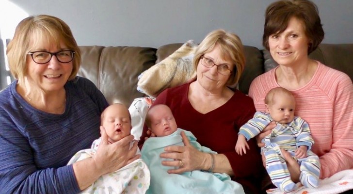 Une mère célibataire épuisée demande de l'aide pour s'occuper de ses triplés : trois grands-mères répondent à l'appel