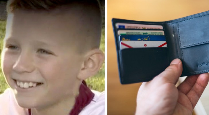 En pojke hittar en plånbok med 2000 dollar på marken och bestämmer sig för att ge tillbaka den till ägaren som blivit rånad