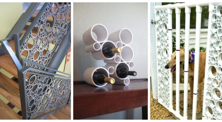 Tubes en PVC : découvrez comment les utiliser pour meubler et décorer votre maison ainsi que votre jardin avec de nombreux projets créatifs 